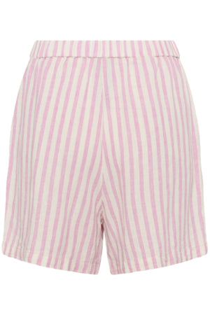 Shortsit Beliro pinkki/valkoraidallinen-Shortsit/Trikoot-Soaked in Luxury-Lahja ja sisustus Pussukka Katariina Home Oy