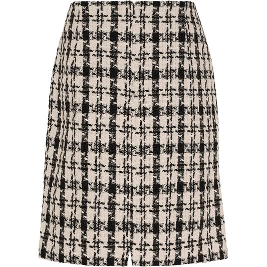 Hame Emilie musta/kerma ruudullinen-Mekot/Hameet-Isay-Lahja ja sisustus Pussukka Katariina Home Oy