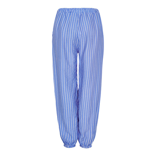 Housut Amalie sini/valkoraidallinen-Housut/Farkut-Marta du Chateau-Lahja ja sisustus Pussukka Katariina Home Oy