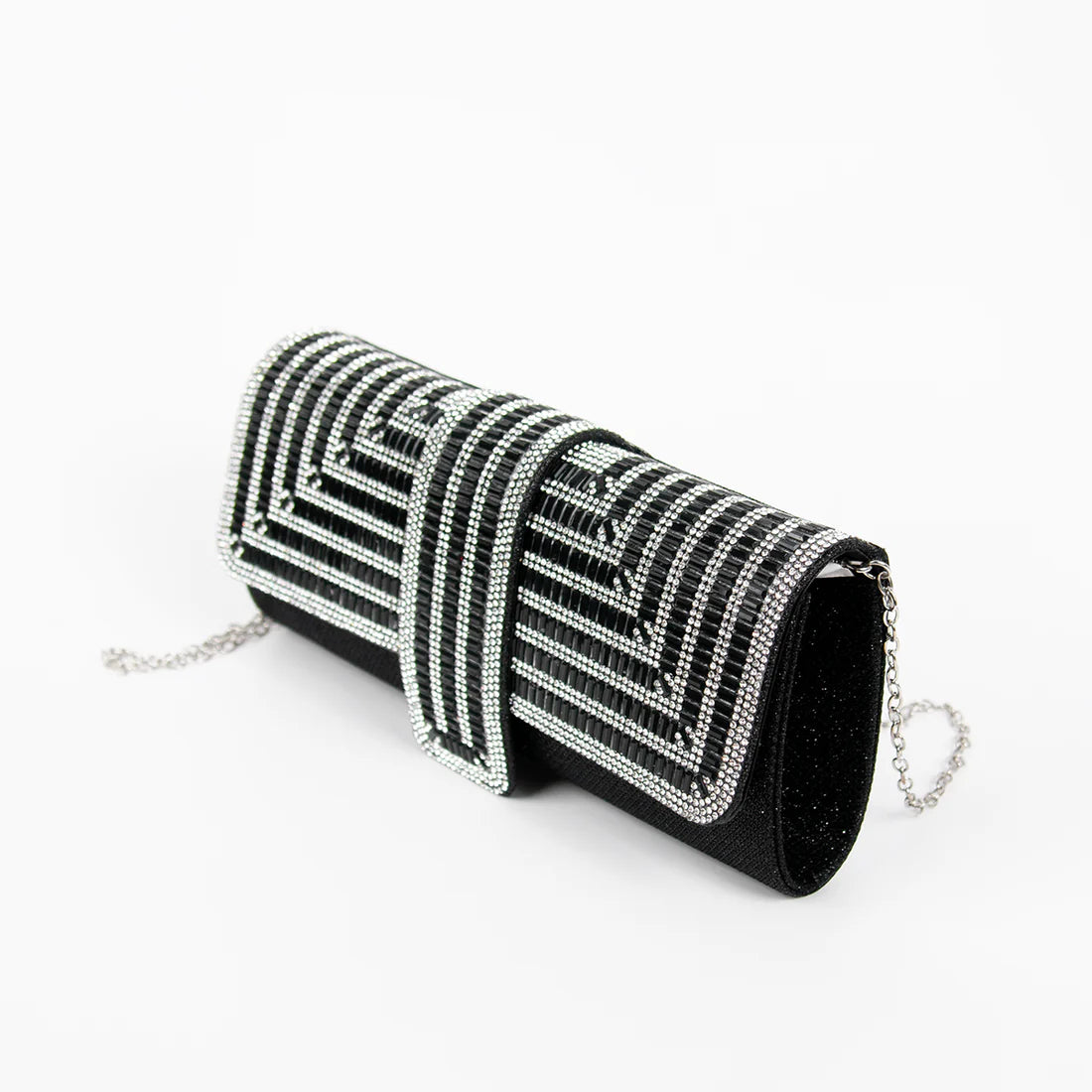 Juhlalaukku Party Timantti/Musta-Laukut-Rosenvinge-Lahja ja sisustus Pussukka Katariina Home Oy