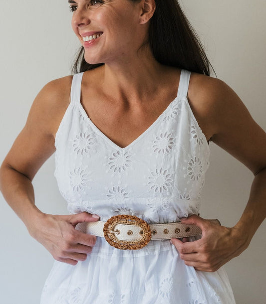 Vyö vaalea rottinki-Pipot/huivit/sukat-Amanda B-Lahja ja sisustus Pussukka Katariina Home Oy