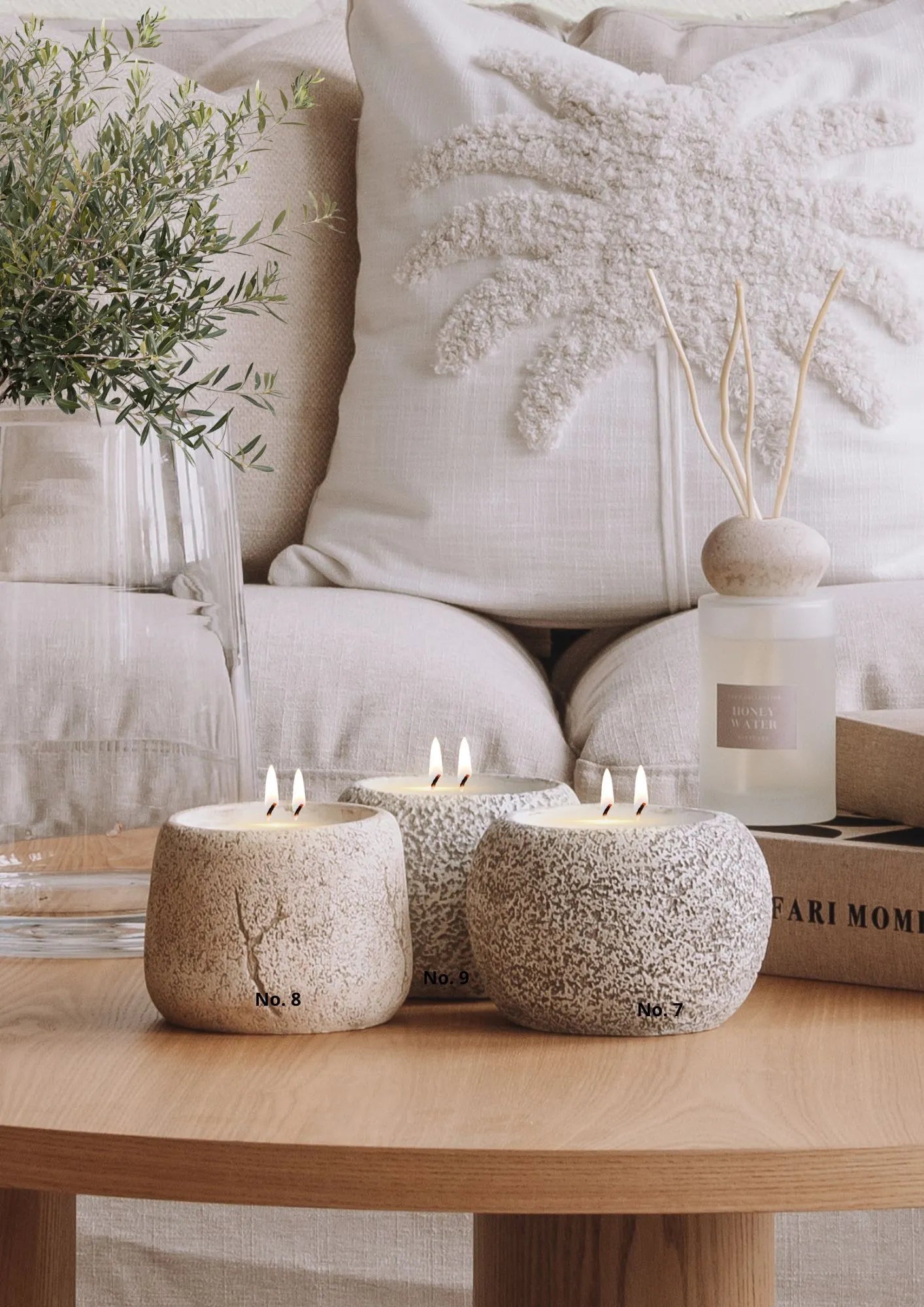 Tuoksukynttilä Tecopa erilaisia-Kynttilät-Zelected by Houze-Lahja ja sisustus Pussukka Katariina Home Oy