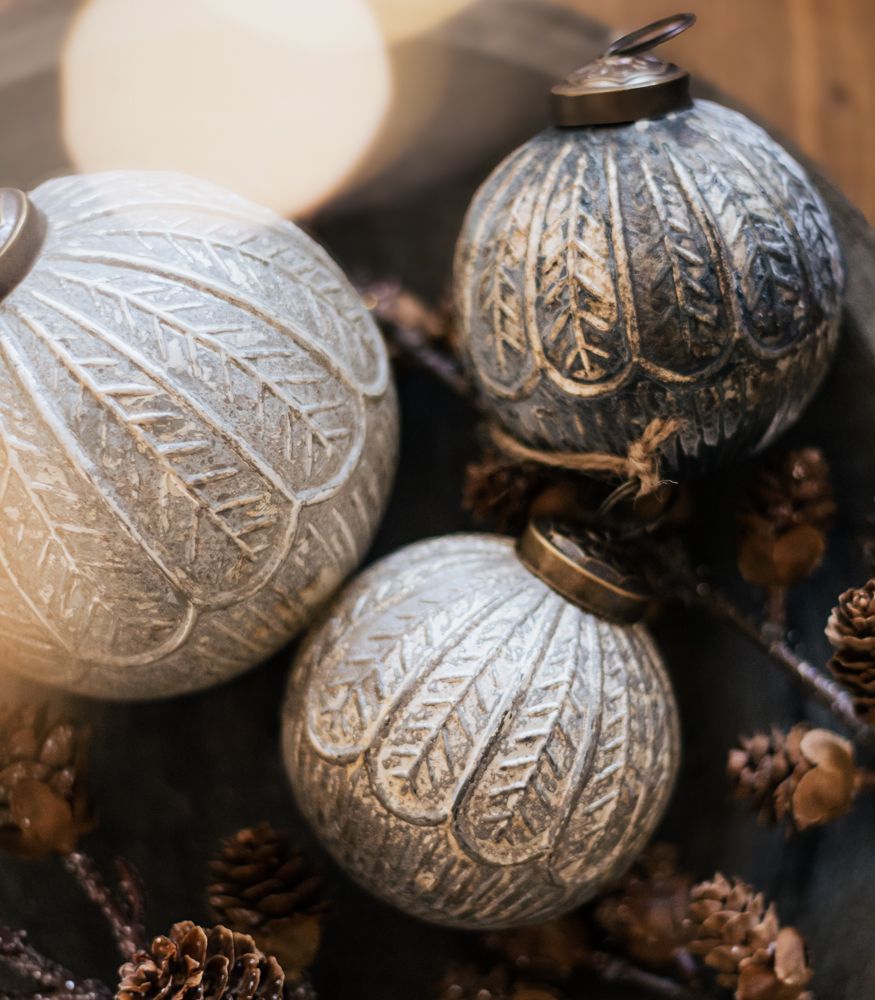 Joulupallo vaalea-Joulu-Amanda B-Lahja ja sisustus Pussukka Katariina Home Oy