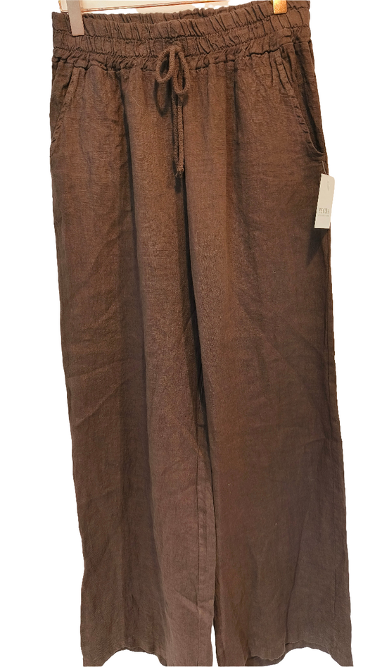 Pellavahousu Mirella eri värejä-Housut/Farkut-Peura Collection-Lahja ja sisustus Pussukka Katariina Home Oy