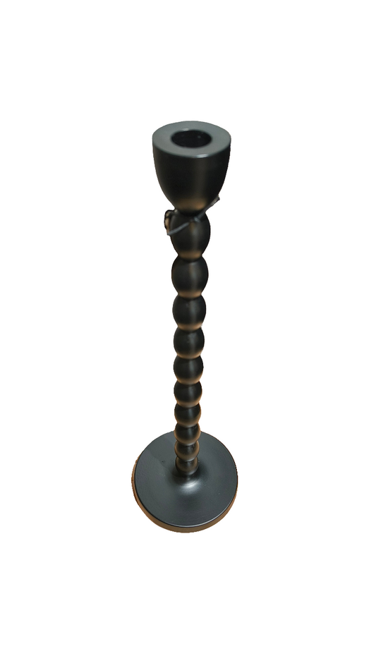 Kynttilänjalka musta-Kynttilänjalat ja lyhdyt-Katariinahome.fi - tyyliä elämääsi-Lahja ja sisustus Pussukka Katariina Home Oy