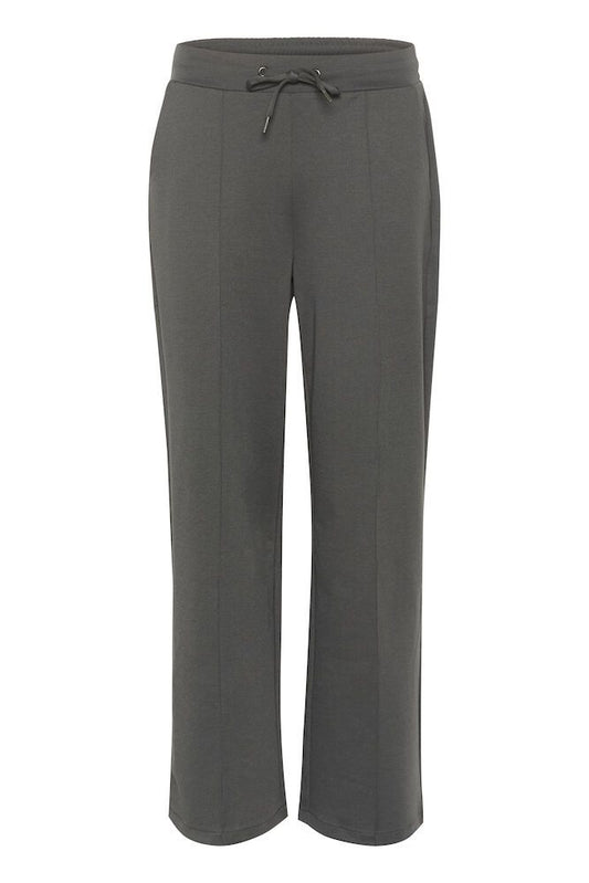 Housut Jenny vaaleanharmaa-Housut/Farkut-Kaffe-Lahja ja sisustus Pussukka Katariina Home Oy