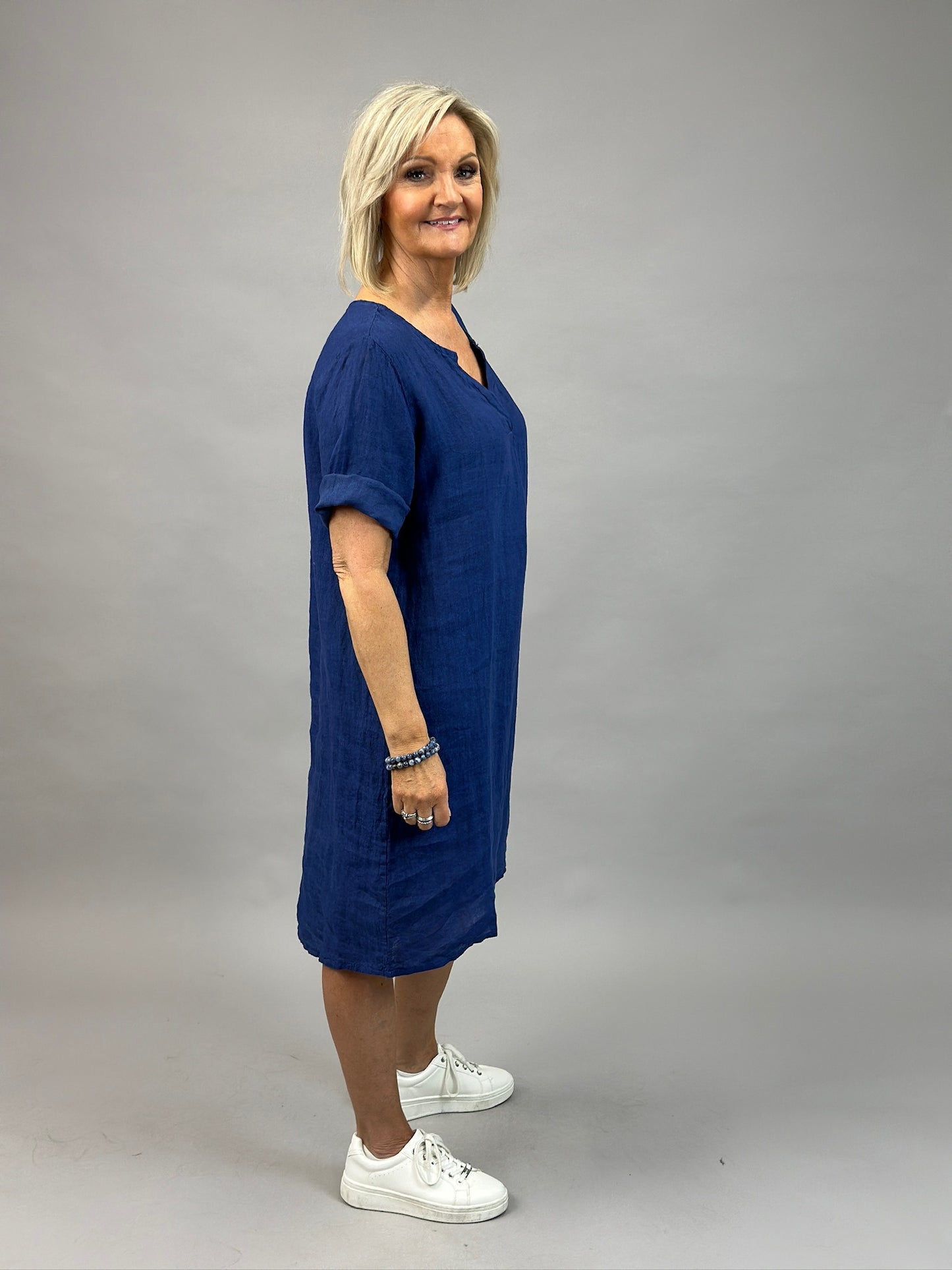 Pellavamekko Hildur eri värejä-Mekot/Hameet-Mix By Heart-Lahja ja sisustus Pussukka Katariina Home Oy