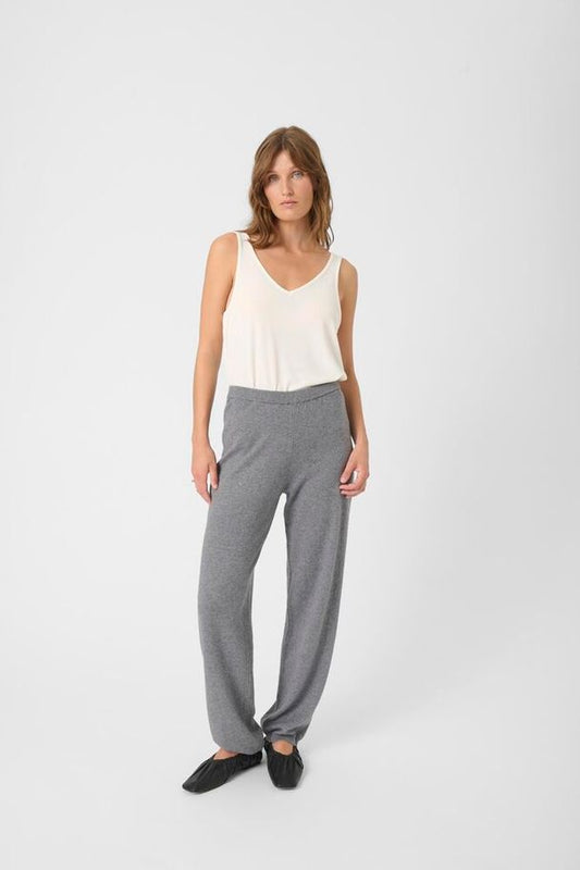 Neulehousut Sanja harmaa-Housut/Farkut-Soaked in Luxury-Lahja ja sisustus Pussukka Katariina Home Oy