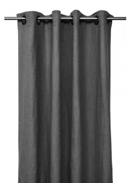 Pellavaverho purjerenkailla Propriano-Verho-Harmony-Textile-Lahja ja sisustus Pussukka