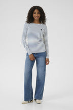 Pitkähihainen T-Paita Liddy eri värejä-T-Paidat-Kaffe-Lahja ja sisustus Pussukka Katariina Home Oy