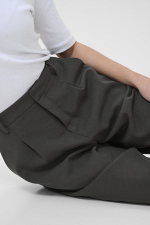 Housut Merle harmaa-Housut/Farkut-Kaffe-Lahja ja sisustus Pussukka Katariina Home Oy