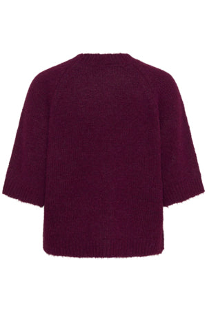 Neulepusero Emilie viininpunainen-Neuleet/Neuletakit-Kaffe-Lahja ja sisustus Pussukka Katariina Home Oy