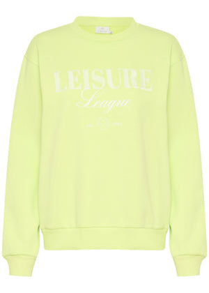 Collegepusero Viola vaaleanvihreä-Puserot-Kaffe-Lahja ja sisustus Pussukka Katariina Home Oy