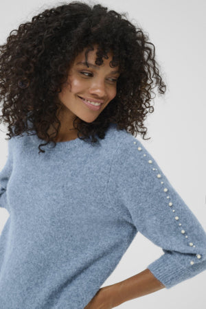 Neulepusero Betty sininen-Neuleet/Neuletakit-Kaffe-Lahja ja sisustus Pussukka Katariina Home Oy