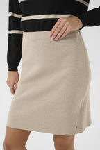 Neulehame Dela beige-Mekot/Hameet-Cream Clothing-Lahja ja sisustus Pussukka Katariina Home Oy