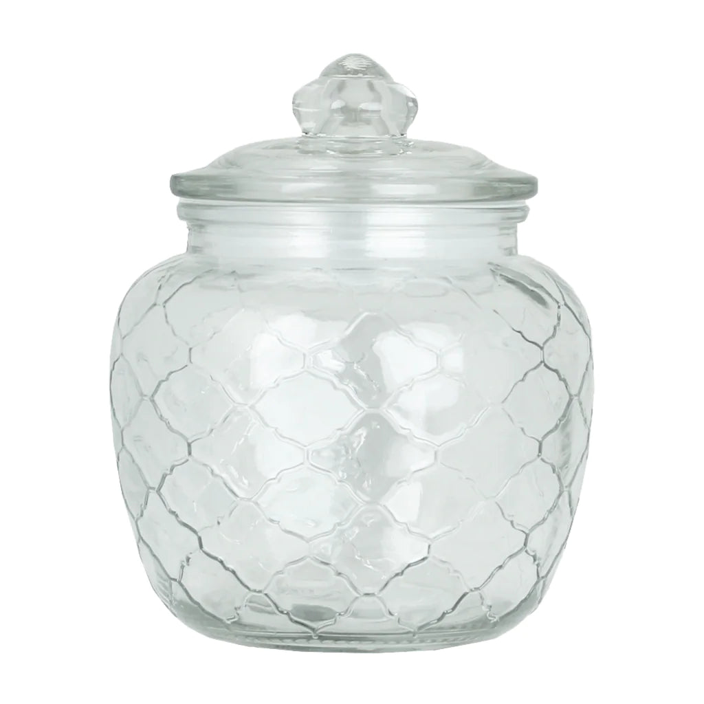 Lasipurkki Lisa M-Säilytys-Strömshaga-Lahja ja sisustus Pussukka Katariina Home Oy