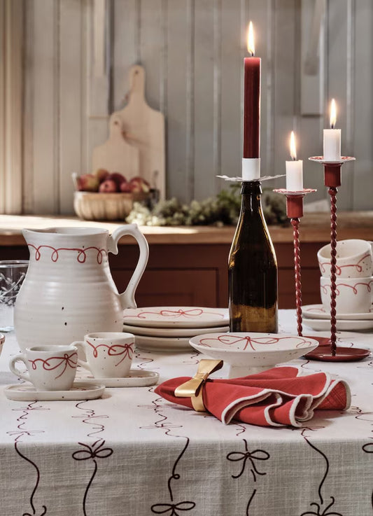 Kynttilänjalka pulloon Lumihiutale valkoinen