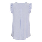 Toppi Giorgia sini/valkoraidallinen-Puserot-Marta du Chateau-Lahja ja sisustus Pussukka Katariina Home Oy