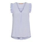 Toppi Giorgia sini/valkoraidallinen-Puserot-Marta du Chateau-Lahja ja sisustus Pussukka Katariina Home Oy