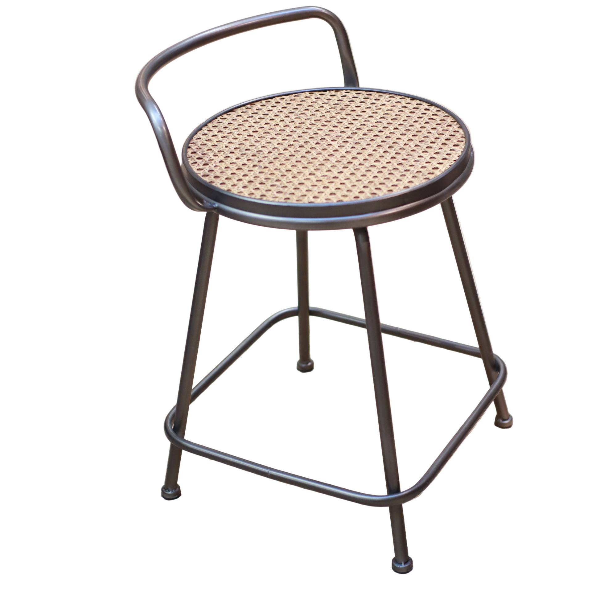 Jakkara rottinki/metalli-Huonekalut-Chic Antique-Lahja ja sisustus Pussukka Katariina Home Oy