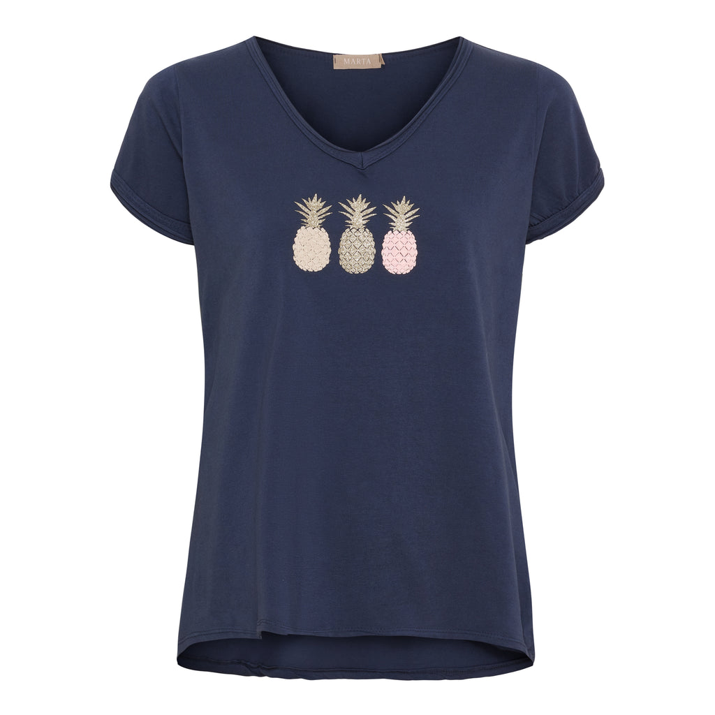 T-Paita Gemma eri värejä-T-paidat-Marta du Chateau-Lahja ja sisustus Pussukka Katariina Home Oy