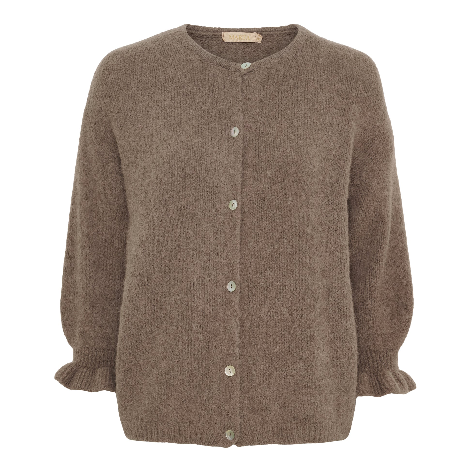 Neuletakki Juliana beige-Neuleet/Neuletakit-Marta du Chateau-Lahja ja sisustus Pussukka Katariina Home Oy