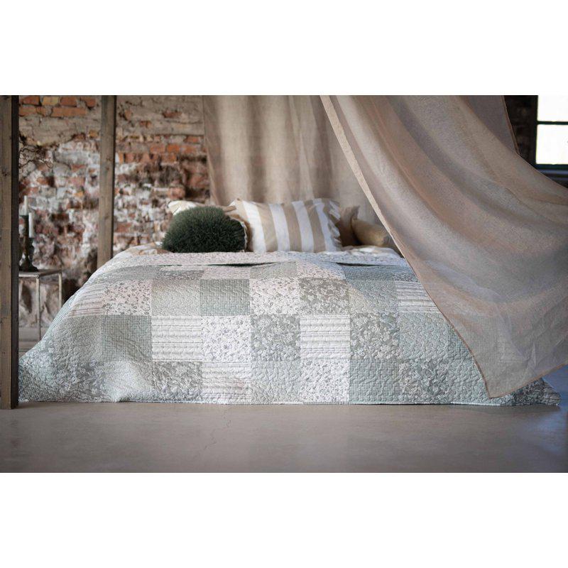 Päiväpeitto Verdi vihreä-Päiväpeitot-Fondaco-Lahja ja sisustus Pussukka Katariina Home Oy