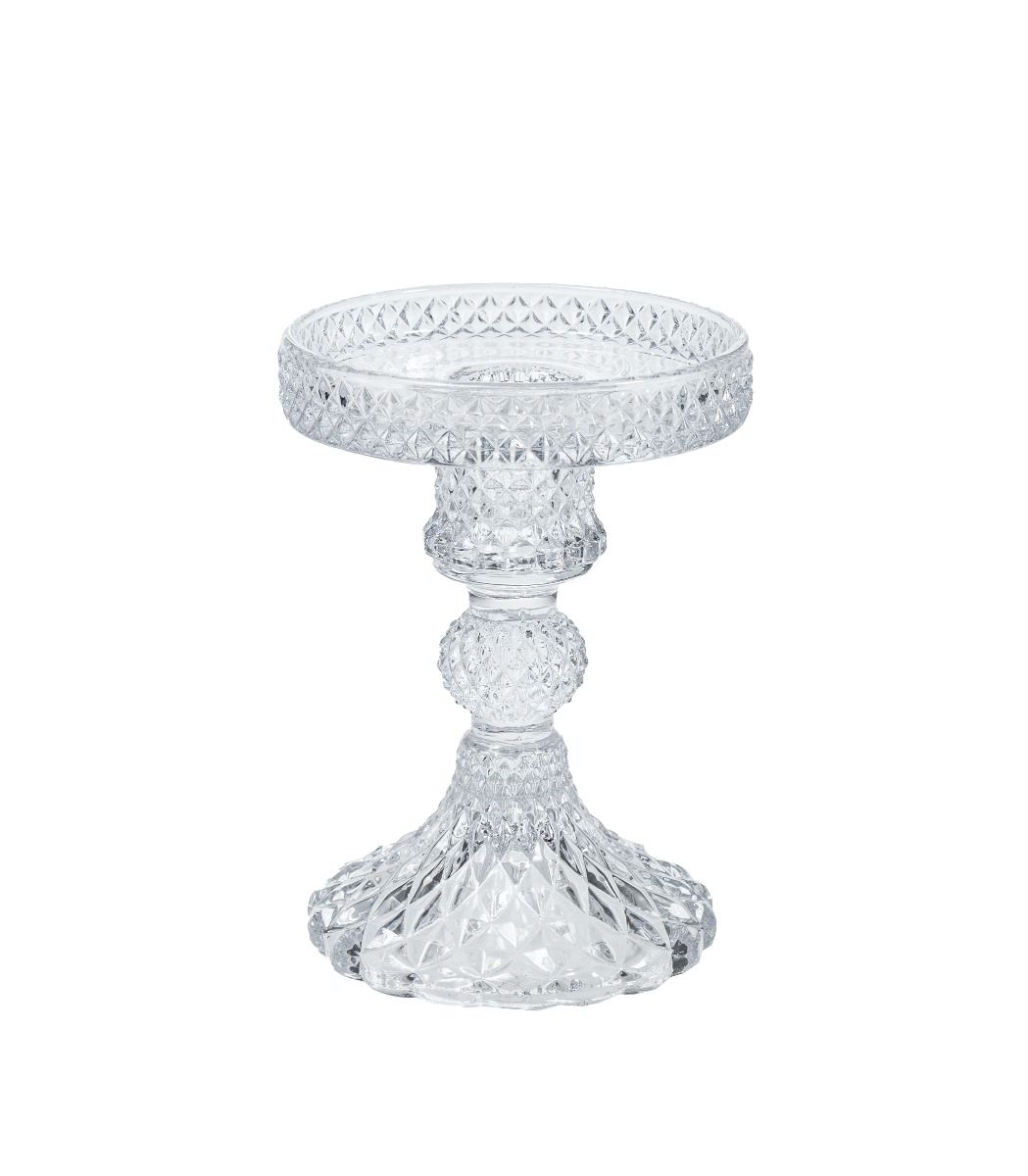 Kynttilänjalka lasi eri kokoja-Kynttilänjalat ja lyhdyt-Amanda B-Lahja ja sisustus Pussukka Katariina Home Oy