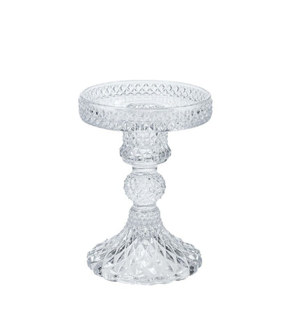 Kynttilänjalka lasi eri kokoja-Kynttilänjalat ja lyhdyt-Amanda B-Lahja ja sisustus Pussukka Katariina Home Oy