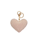 Laukkukoru/Avaimenperä Sydän helmi-Laukut-Amanda B-Lahja ja sisustus Pussukka Katariina Home Oy