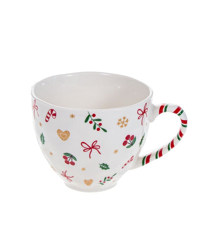 Joulumuki sydän&mistelinoksa-Astiat ja kattaus-Amanda B-Lahja ja sisustus Pussukka Katariina Home Oy