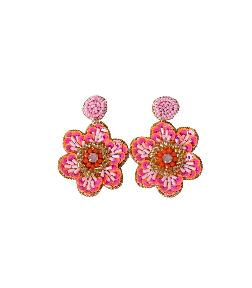 Korvakorut Bloom pinkki Amanda B-Korut-Amanda B-Lahja ja sisustus Pussukka Katariina Home Oy