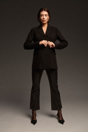 Housut Corinne musta-Housut/Farkut-Soaked in Luxury-Lahja ja sisustus Pussukka Katariina Home Oy