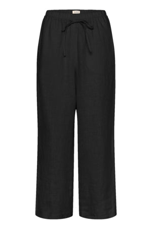 Pellavahousut Celian musta-Housut/Farkut-Soaked in Luxury-Lahja ja sisustus Pussukka Katariina Home Oy