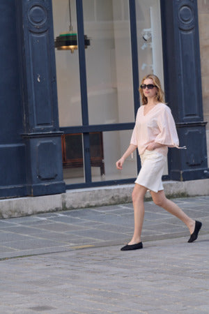 Shortsit Selino luonnonvalkoinen-Shortsit/Trikoot-Soaked in Luxury-Lahja ja sisustus Pussukka Katariina Home Oy