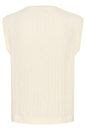 Neuleliivi Susanna luonnonvalkoinen-Neuleet/Neuletakit-Soaked in Luxury-Lahja ja sisustus Pussukka Katariina Home Oy