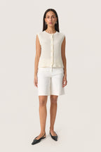 Neuleliivi Susanna luonnonvalkoinen-Neuleet/Neuletakit-Soaked in Luxury-Lahja ja sisustus Pussukka Katariina Home Oy