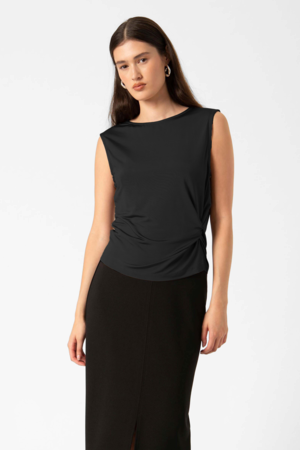 Toppi Clara musta-T-Paidat-Soaked in Luxury-Lahja ja sisustus Pussukka Katariina Home Oy