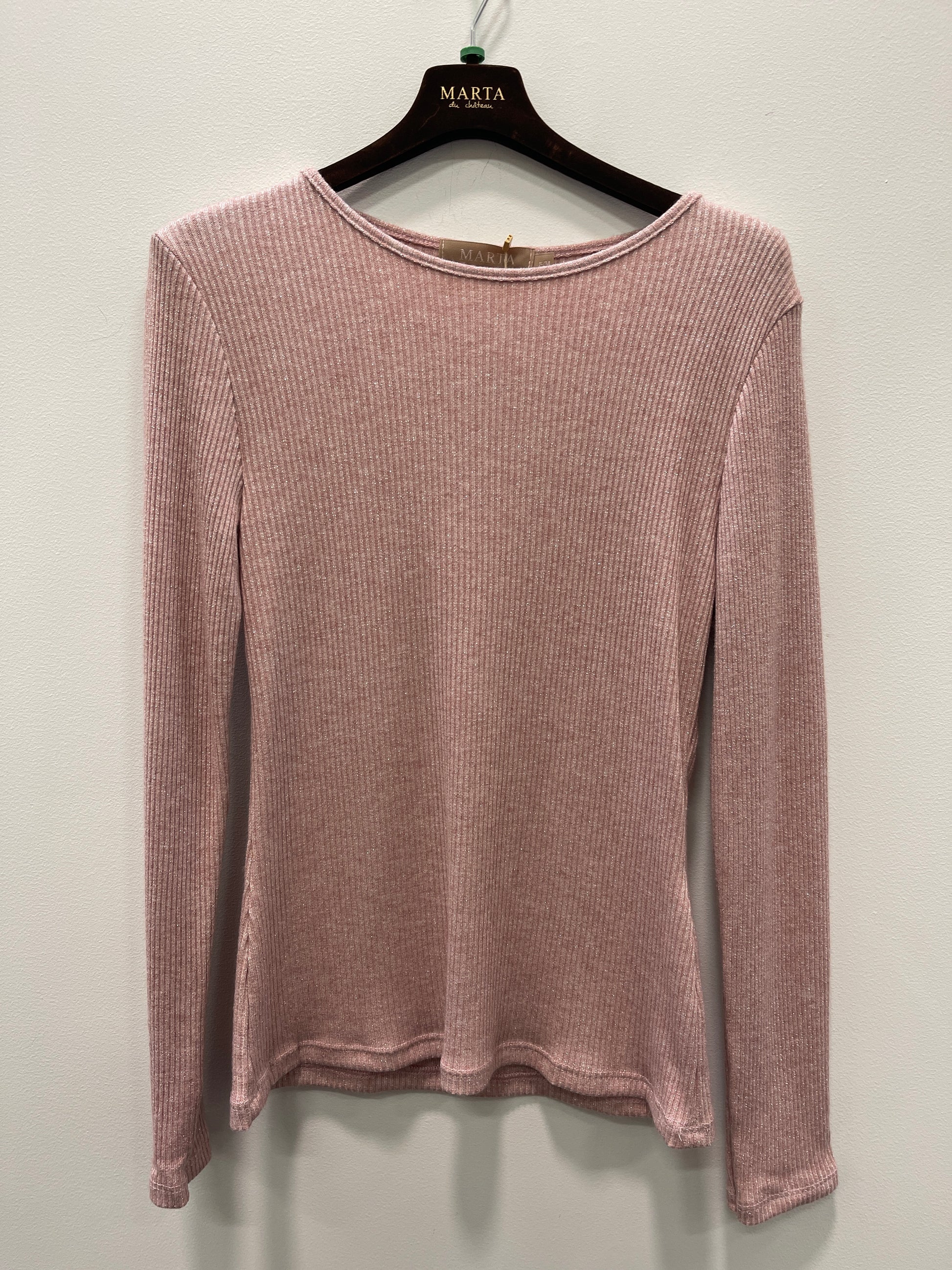 T-paita pitkähihainen Lunara roosa-T-Paidat-Marta du Chateau-Lahja ja sisustus Pussukka Katariina Home Oy