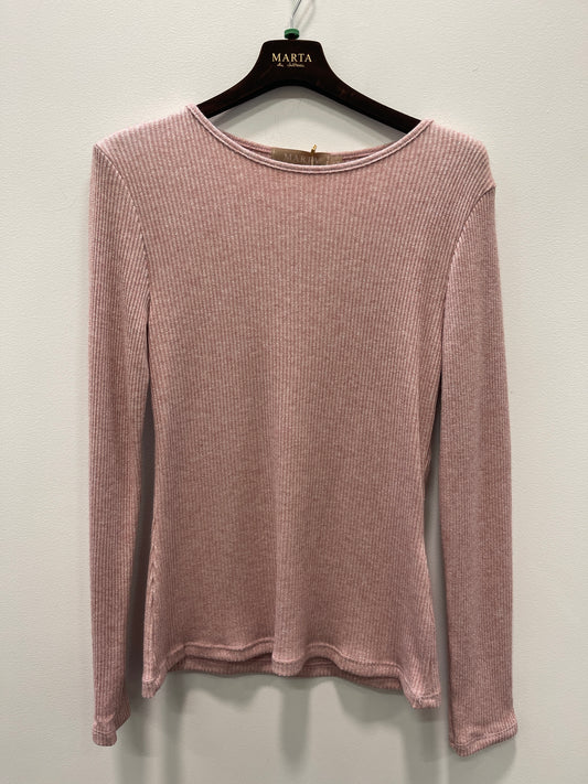 T-paita pitkähihainen Lunara roosa-T-Paidat-Marta du Chateau-Lahja ja sisustus Pussukka Katariina Home Oy