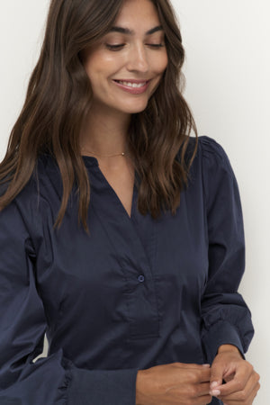 Paitamekko Antoinett tummansininen-Mekot/Hameet-Culture-Lahja ja sisustus Pussukka Katariina Home Oy