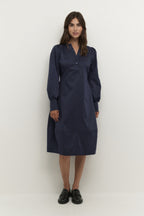 Paitamekko Antoinett tummansininen-Mekot/Hameet-Culture-Lahja ja sisustus Pussukka Katariina Home Oy