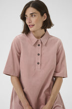 Samettimekko Betonia vanha roosa-Mekot/Hameet-Culture-Lahja ja sisustus Pussukka Katariina Home Oy