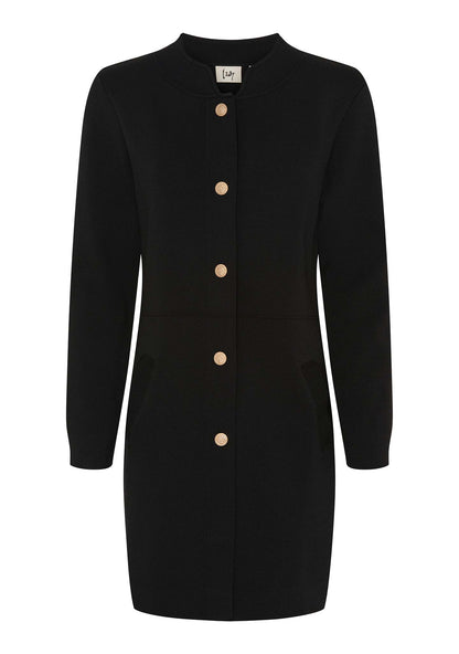 Neuletakki Jena musta-Neuleet/Neuletakit-Isay-Lahja ja sisustus Pussukka Katariina Home Oy