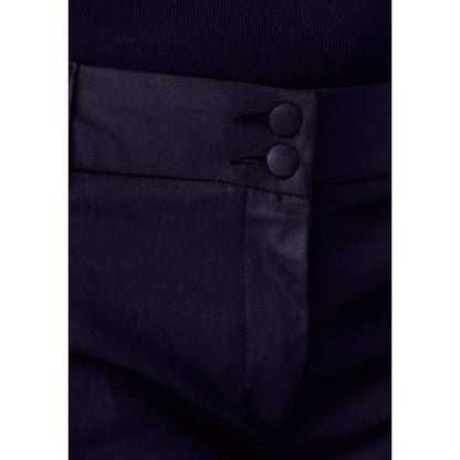 Koutattu housu Isay musta-Housut/Farkut-Isay-Lahja ja sisustus Pussukka Katariina Home Oy