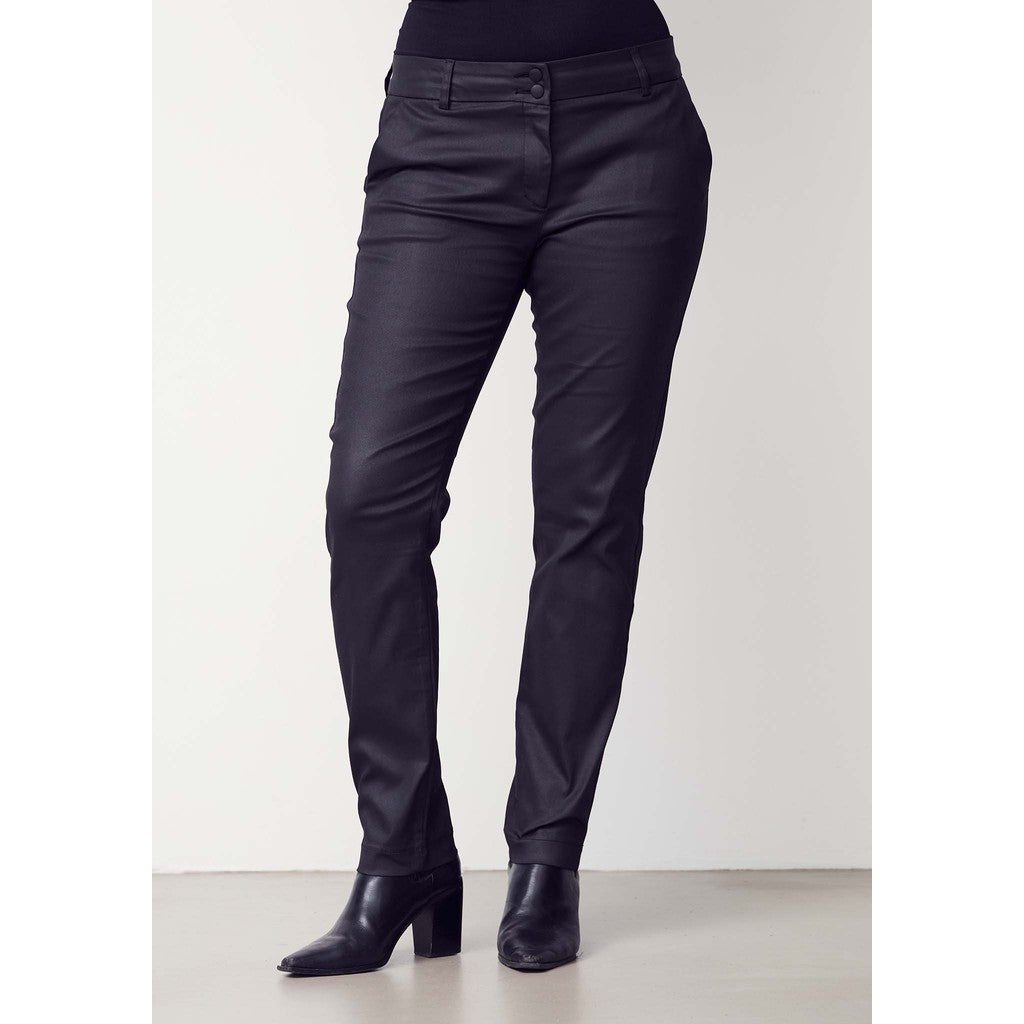 Koutattu housu Isay musta-Housut/Farkut-Isay-Lahja ja sisustus Pussukka Katariina Home Oy