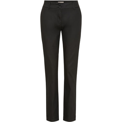 Koutattu housu Isay musta-Housut/Farkut-Isay-Lahja ja sisustus Pussukka Katariina Home Oy