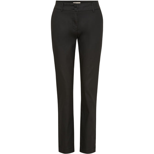 Koutattu housu Isay musta-Housut/Farkut-Isay-Lahja ja sisustus Pussukka Katariina Home Oy