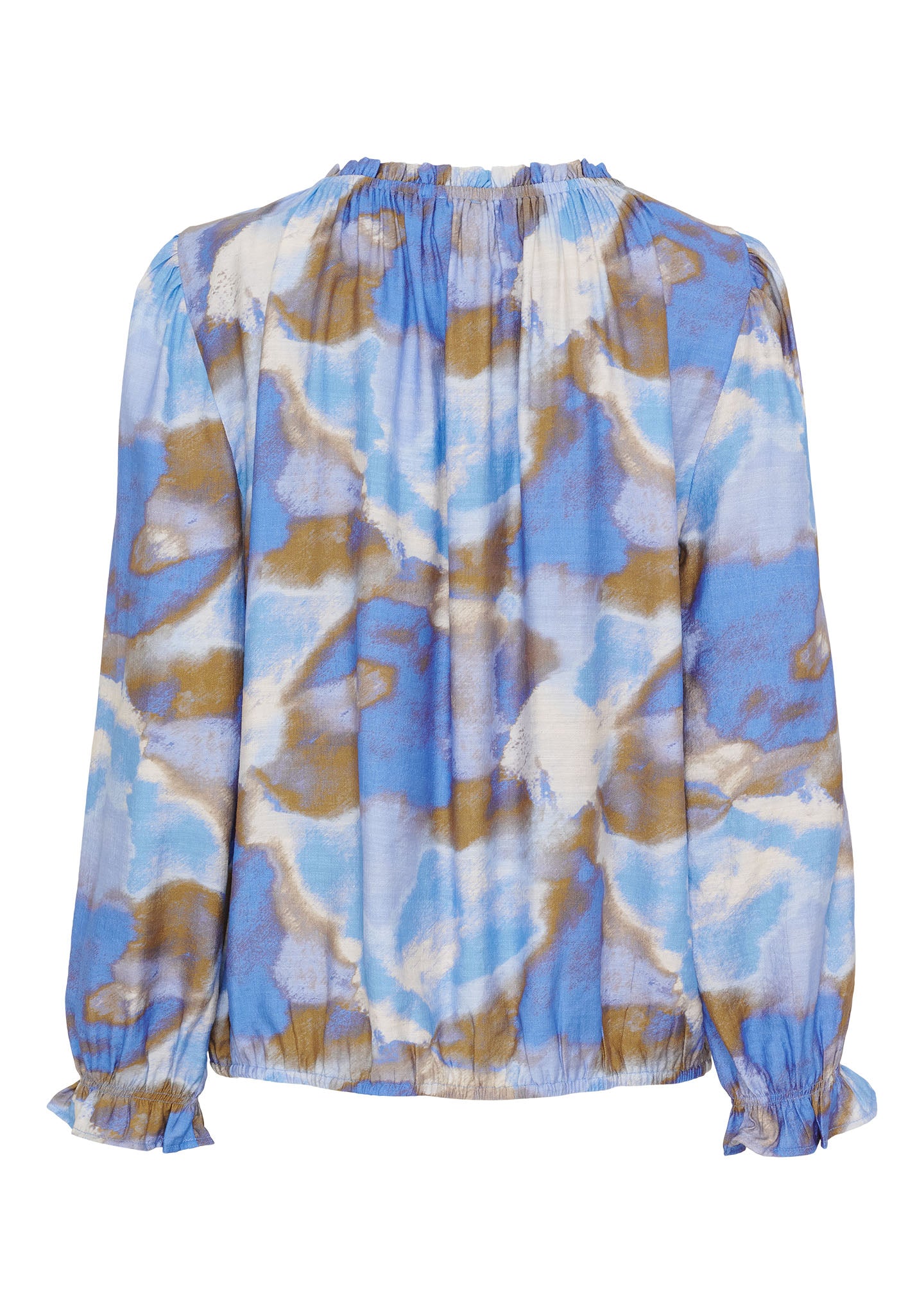 Pusero Tanna sininen/ruskea-Puserot-Isay-Lahja ja sisustus Pussukka Katariina Home Oy