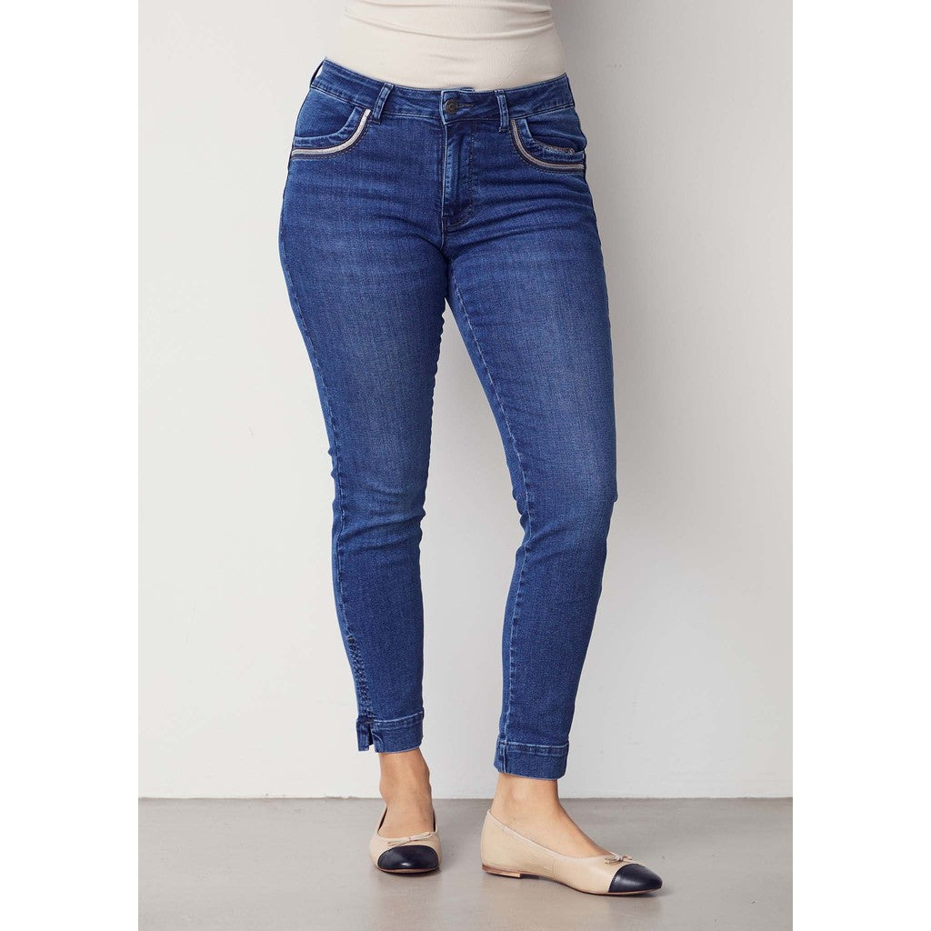 Farkut Verona deco sininen-Housut/Farkut-Isay-Lahja ja sisustus Pussukka Katariina Home Oy